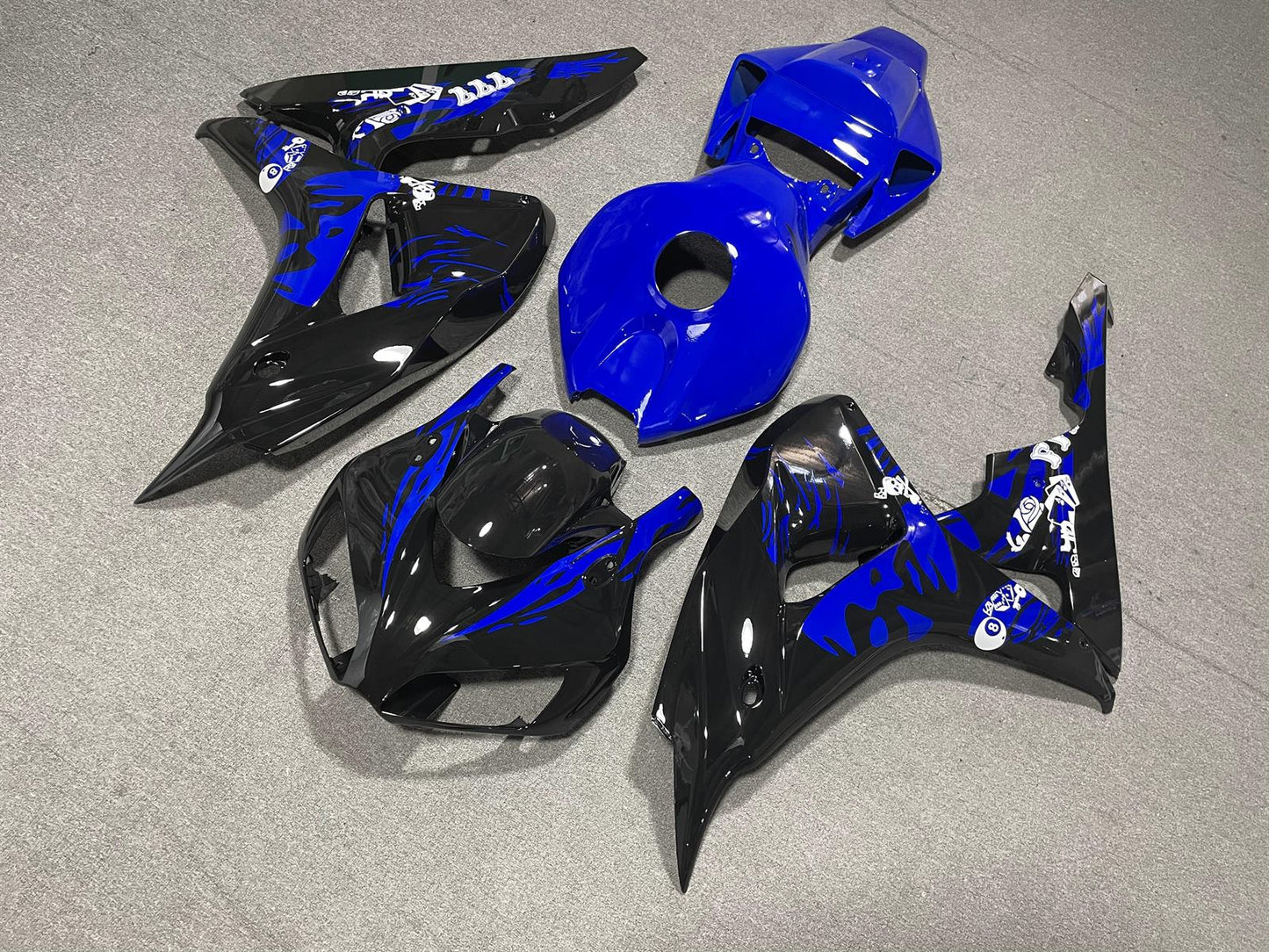 HONDA CBR1000RR 06-07 Fairing Kit - Blue & Black