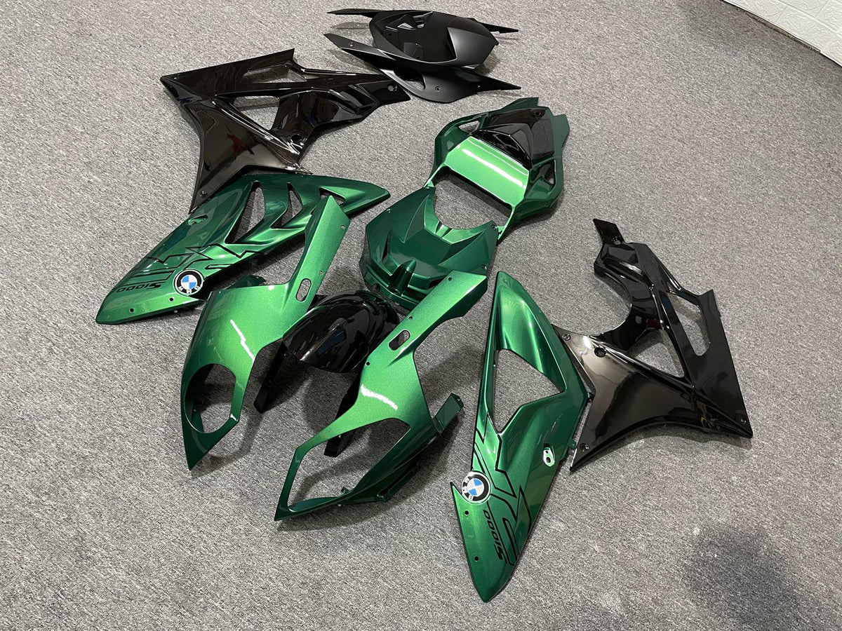 BMW S1000RR 09-14 Fairing Kit - Emerald Green & Black