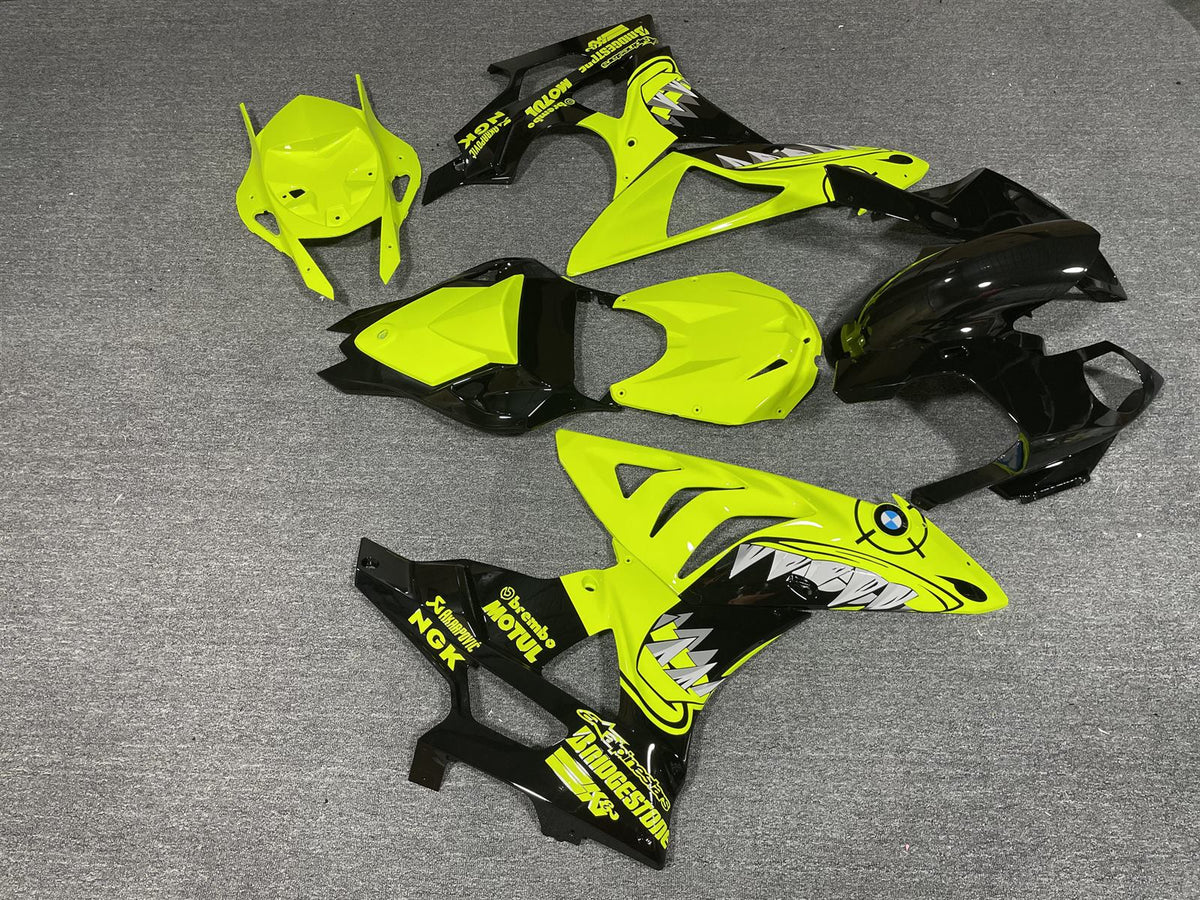 BMW S1000RR 09-14 Fairing Kit - Fluoro Yellow & Black