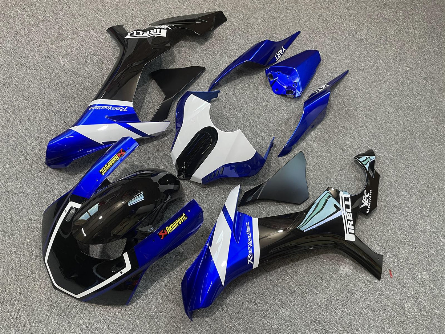 YAMAHA YZF R1 15-19 Fairing Kit - Blue White & Black Race