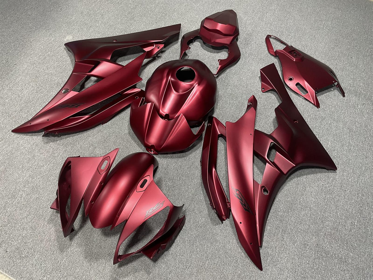 YAMAHA YZF R6 06-07 Fairing Kit - Matte Burgundy