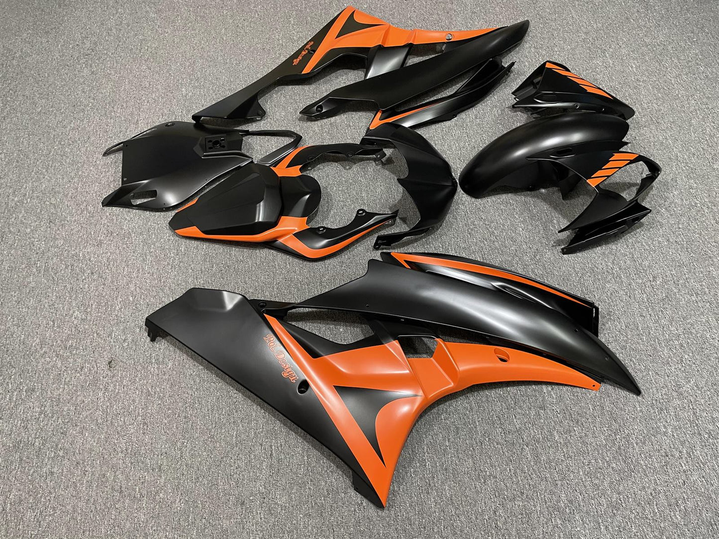 YAMAHA YZF R6 06-07 Fairing Kit - Orange & Black