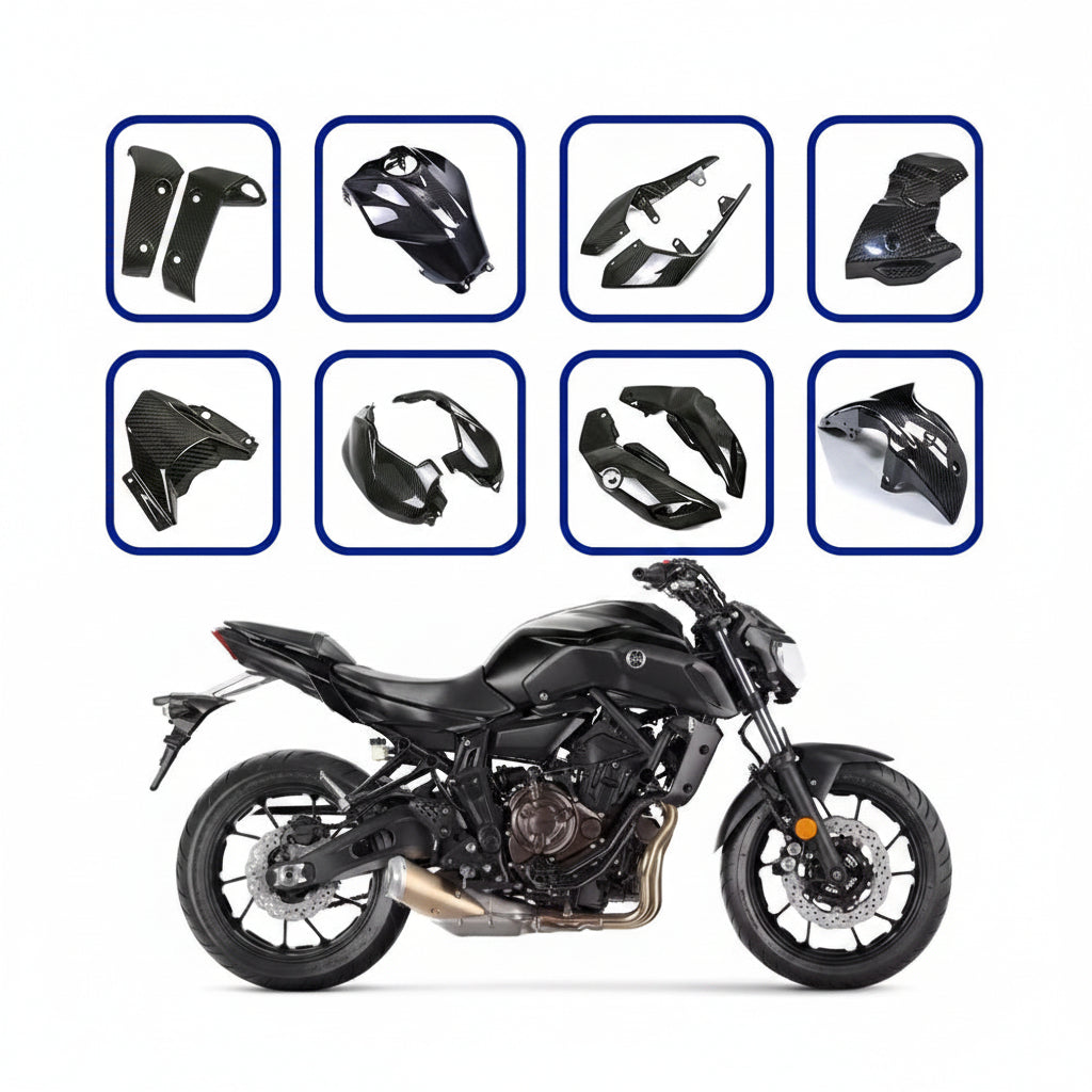 Yamaha MT07 Carbon Fiber 18 20