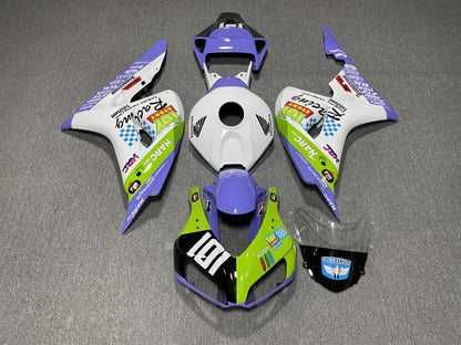 HONDA CBR1000RR 06-07 Fairing Kit - White Purple & Green Race