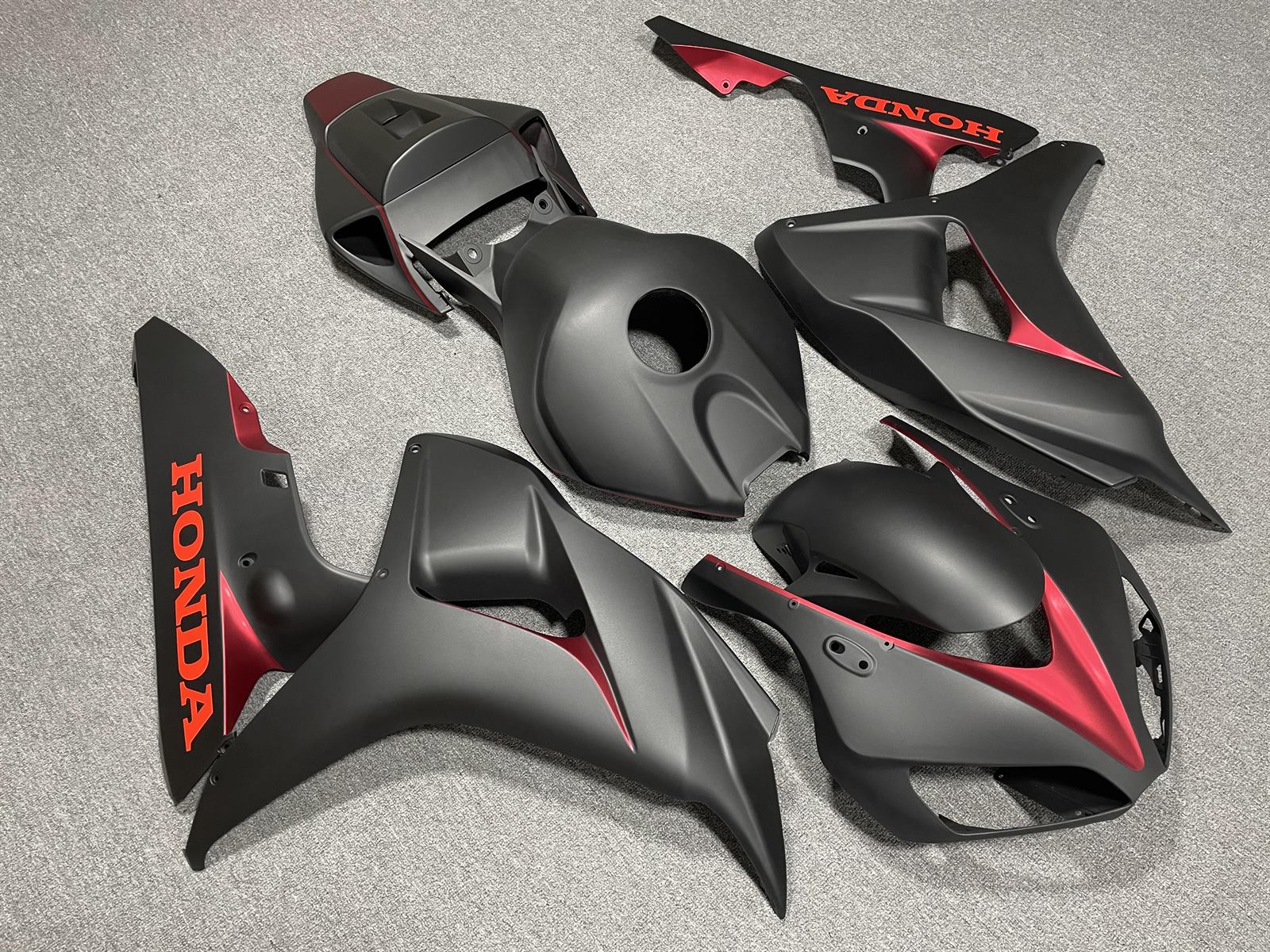 HONDA CBR1000RR 06-07 Fairing Kit - Matte Black & Grey