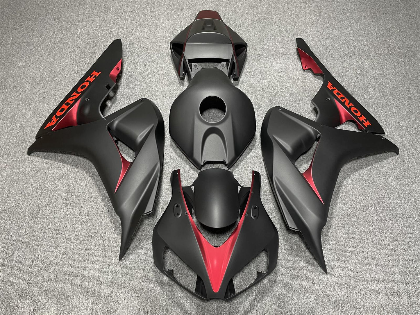 HONDA CBR1000RR 06-07 Fairing Kit - Matte Black & Grey