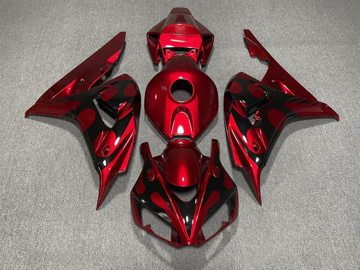 HONDA CBR1000RR 06-07 Fairing Kit - Candy Red & Black