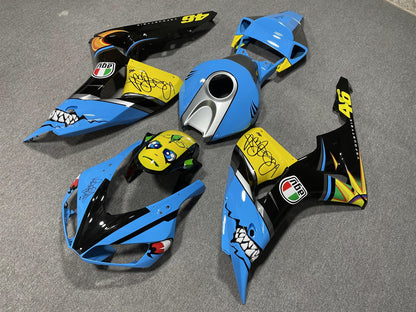 HONDA CBR1000RR 06-07 Fairing Kit - Sky Blue & Yellow Race