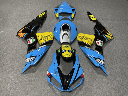 HONDA CBR1000RR 06-07 Fairing Kit - Sky Blue & Yellow Race