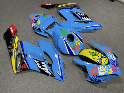 HONDA CBR1000RR 06-07 Fairing Kit - Sky Blue Sponsor Livery
