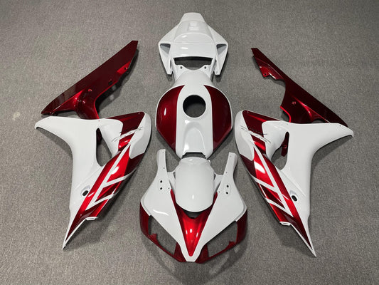 HONDA CBR1000RR 06-07 Fairing Kit - White Burgundy & Black