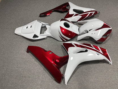 HONDA CBR1000RR 06-07 Fairing Kit - White Burgundy & Black