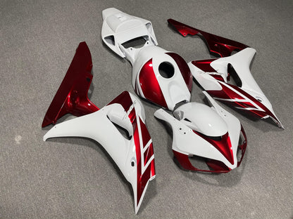 HONDA CBR1000RR 06-07 Fairing Kit - White Burgundy & Black