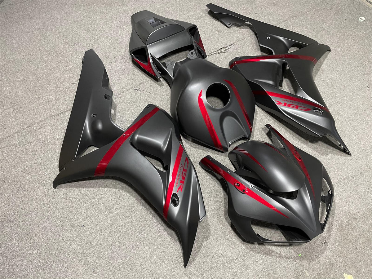 HONDA CBR1000RR 06-07 Fairing Kit - Matte Grey & Pink
