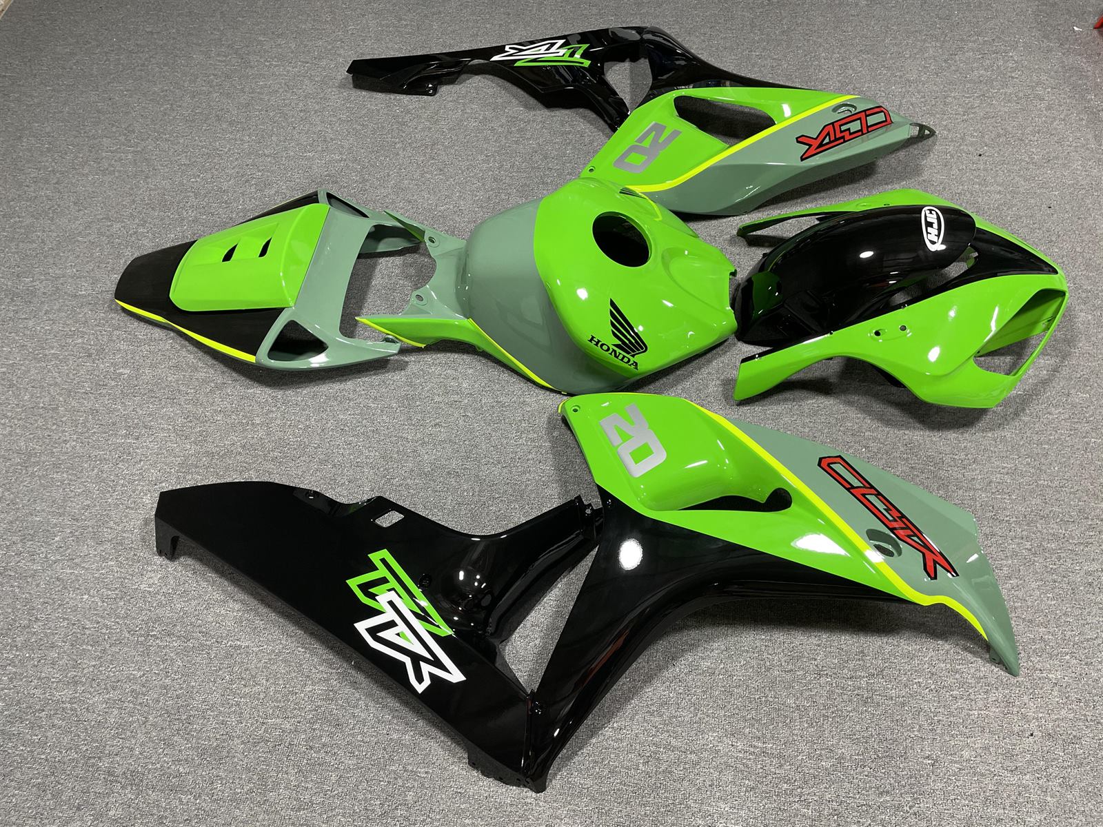 HONDA CBR1000RR 06-07 Fairing Kit - Green & Black Race