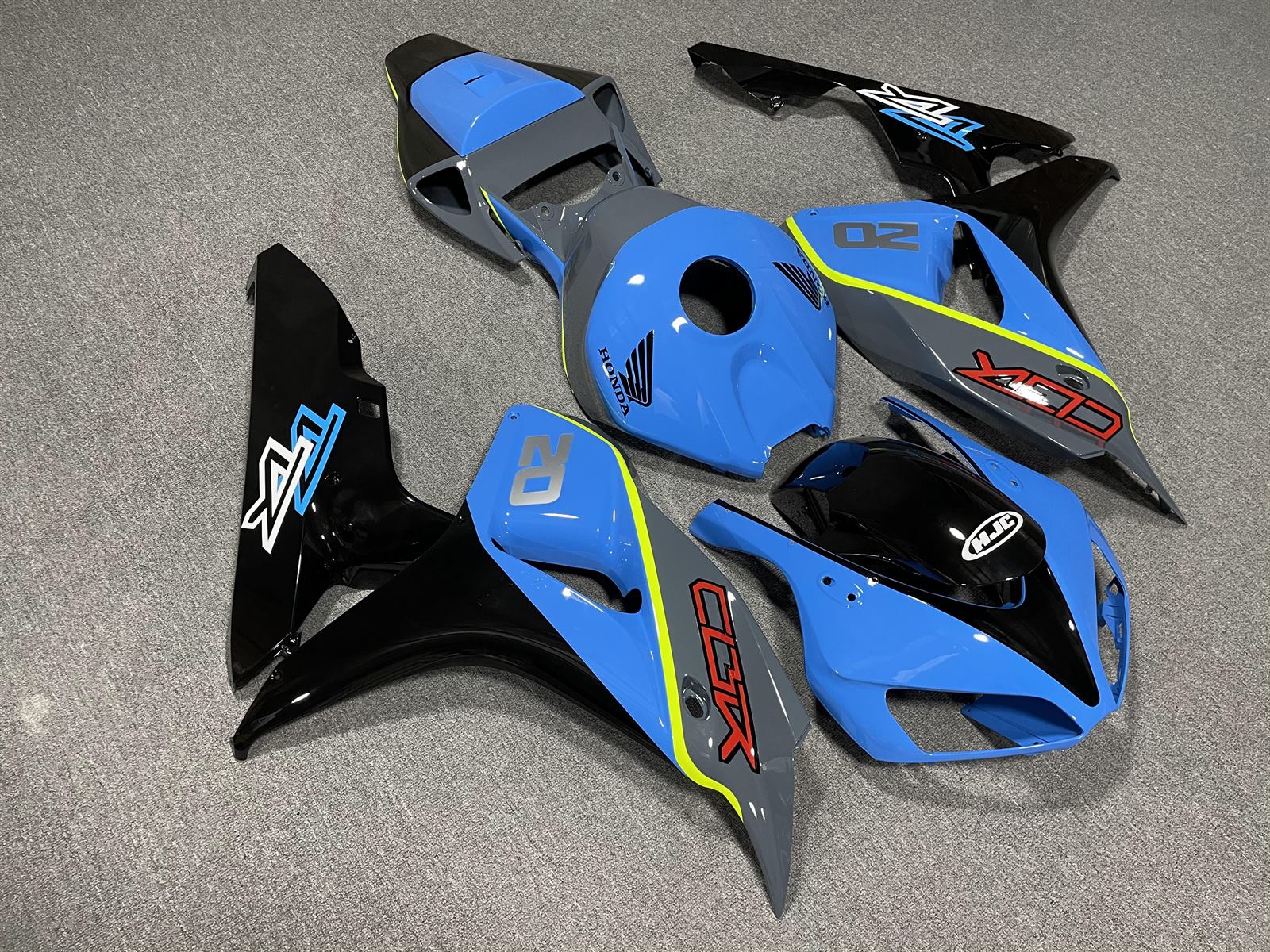 HONDA CBR1000RR 06-07 Fairing Kit - Sky Blue & Black Race