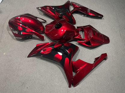 HONDA CBR1000RR 06-07 Fairing Kit - Candy Red & Black Gloss