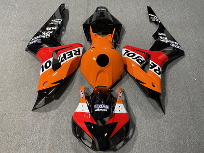 HONDA CBR1000RR 06-07 Fairing Kit - Orange Red & Black Race