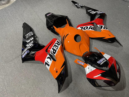 HONDA CBR1000RR 06-07 Fairing Kit - Orange Red & Black Race