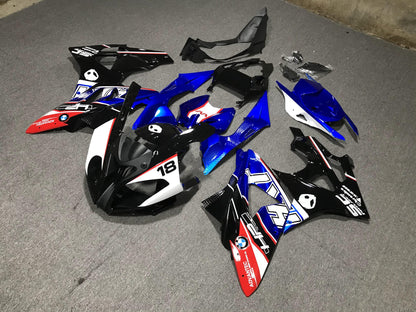 BMW S1000RR 09-14 fairing kit in Blue & White Race
