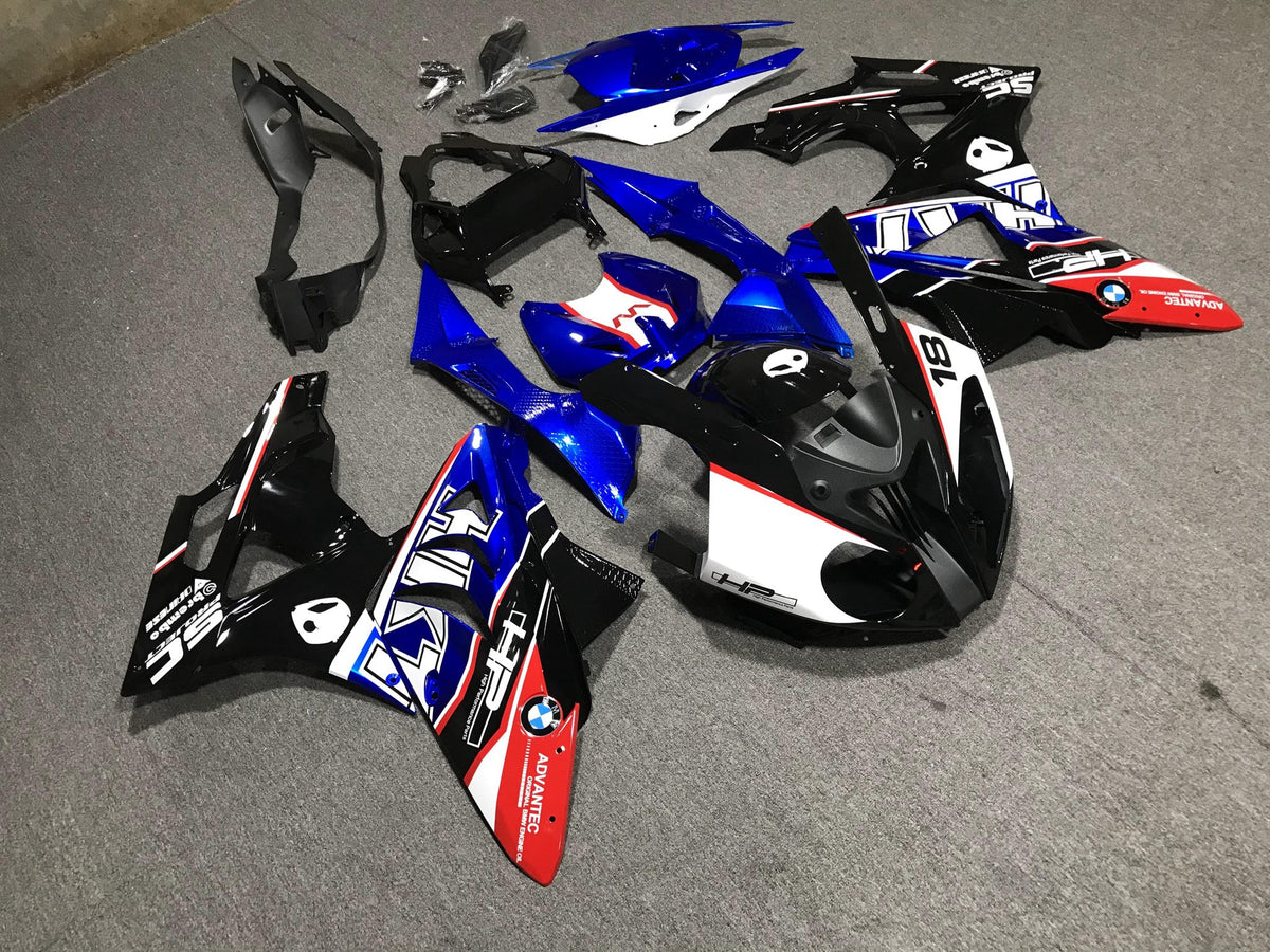 BMW S1000RR 09-14 fairing kit in Blue & White Race