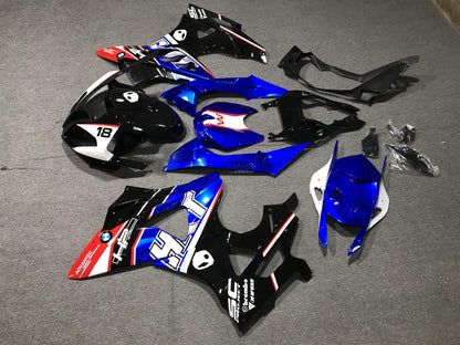 BMW S1000RR 09-14 fairing kit in Blue & White Race