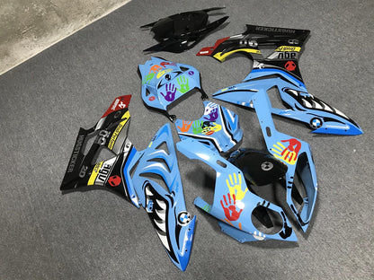 BMW S1000RR 09-14 Fairing Kit - Sky Blue Sponsor Livery