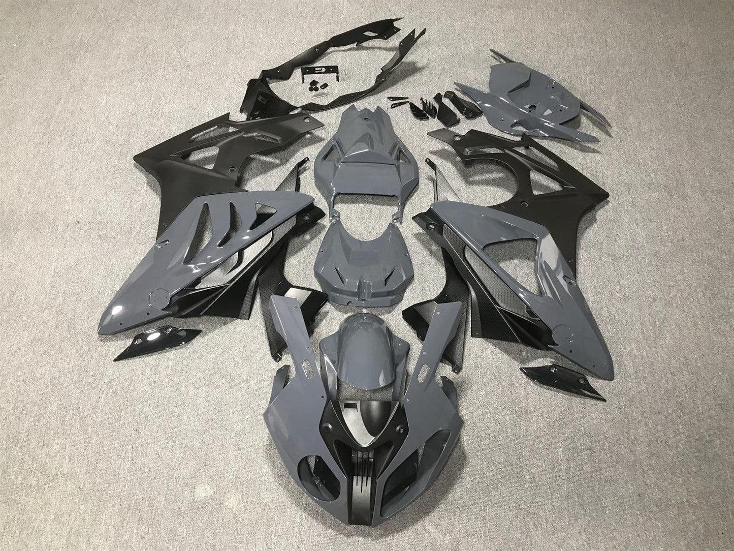 BMW S1000RR 09-14 Fairing Kit - Nardo Grey & Black