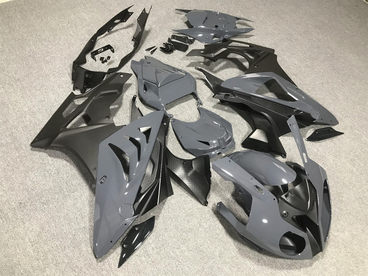 BMW S1000RR 09-14 Fairing Kit - Nardo Grey & Black
