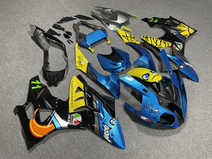 BMW S1000RR 09-14 Fairing Kit - Blue & Yellow Race