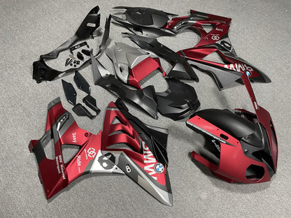 BMW S1000RR 09-14 Fairing Kit - Burgundy & Black