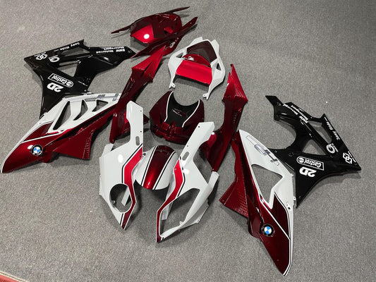 BMW S1000RR 09-14 Fairing Kit - Burgundy & White