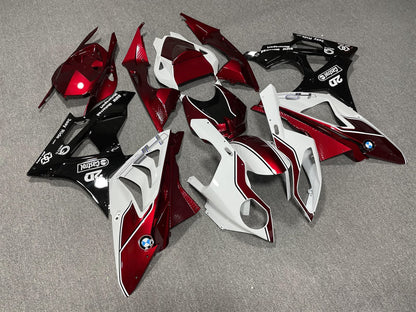 BMW S1000RR 09-14 Fairing Kit - Burgundy & White