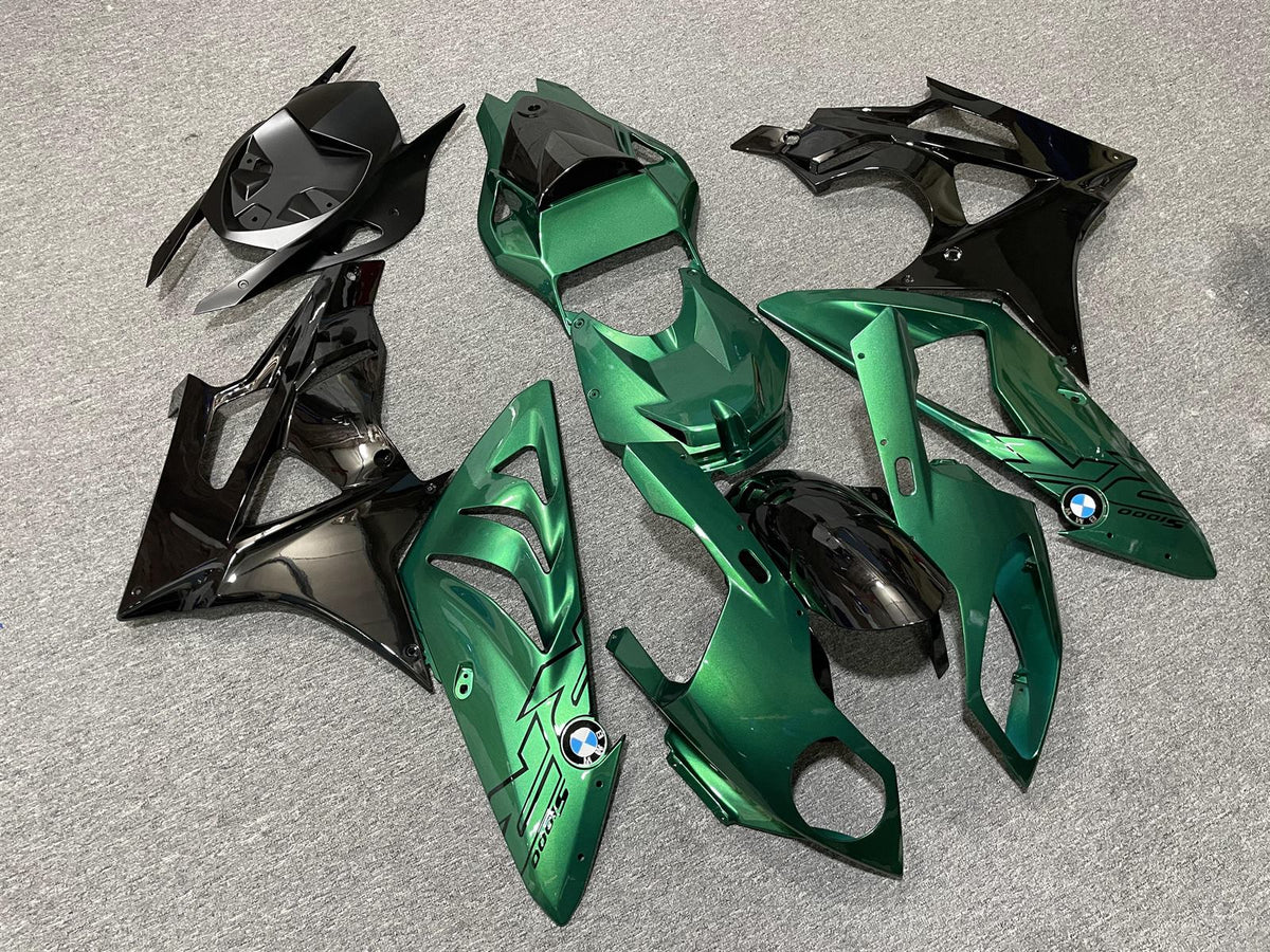 BMW S1000RR 09-14 Fairing Kit - Emerald Green & Black