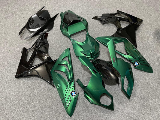 BMW S1000RR 09-14 Fairing Kit - Emerald Green & Black