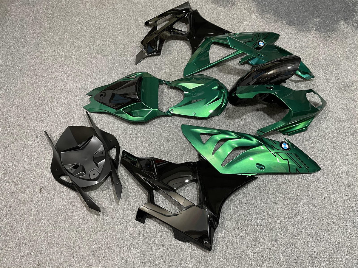 BMW S1000RR 09-14 Fairing Kit - Emerald Green & Black