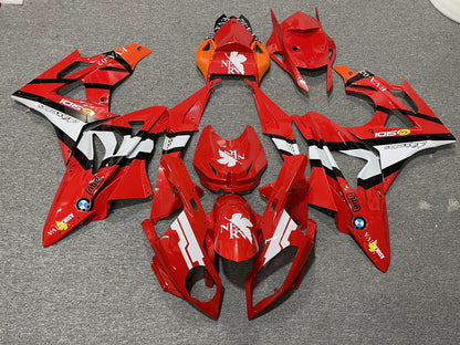 BMW S1000RR 09-14 Fairing Kit - Red & White Race