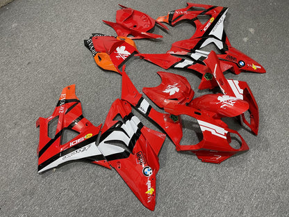 BMW S1000RR 09-14 Fairing Kit - Red & White Race