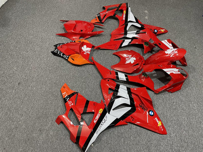 BMW S1000RR 09-14 Fairing Kit - Red & White Race