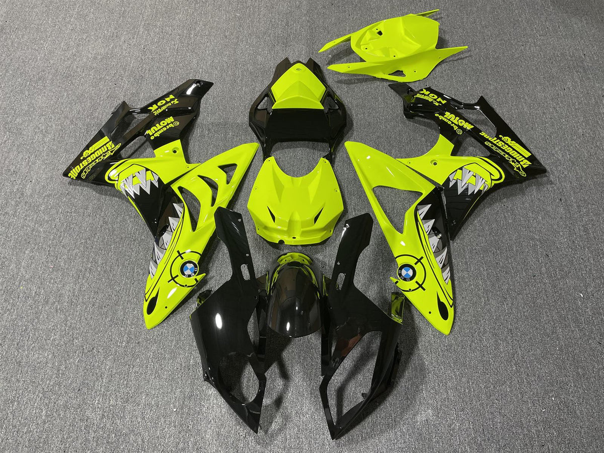 BMW S1000RR 09-14 Fairing Kit - Fluoro Yellow & Black