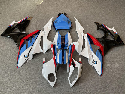 BMW S1000RR 09-14 Fairing Kit - Motorsport White Red & Blue