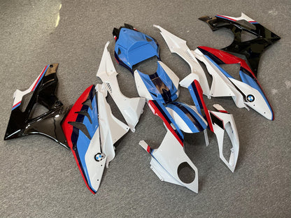 BMW S1000RR 09-14 Fairing Kit - Motorsport White Red & Blue