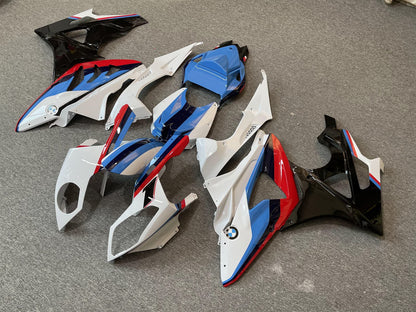 BMW S1000RR 09-14 Fairing Kit - Motorsport White Red & Blue