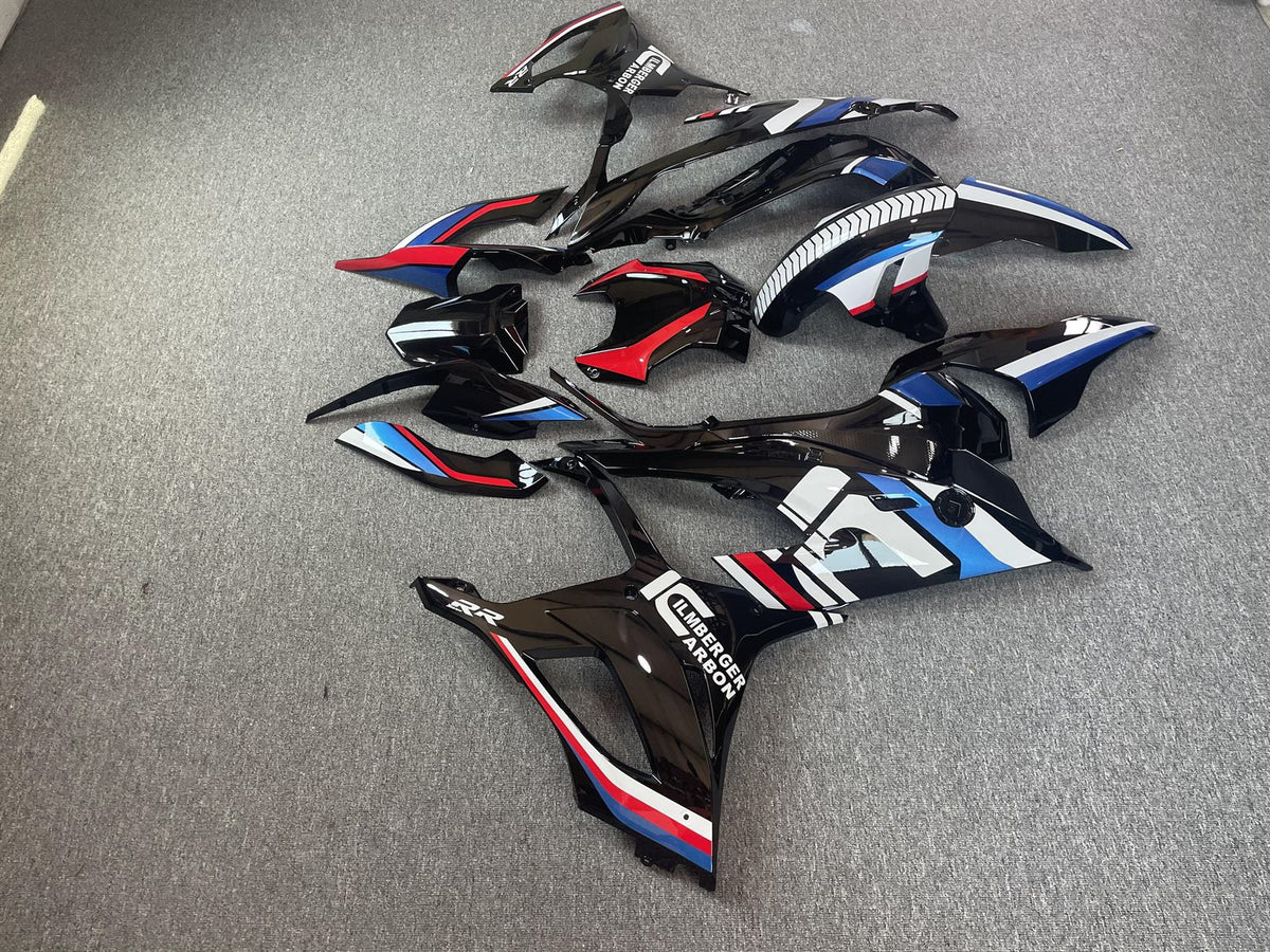 BMW S1000RR 19-21 Fairing Kit - Motorsport Blue White & Red