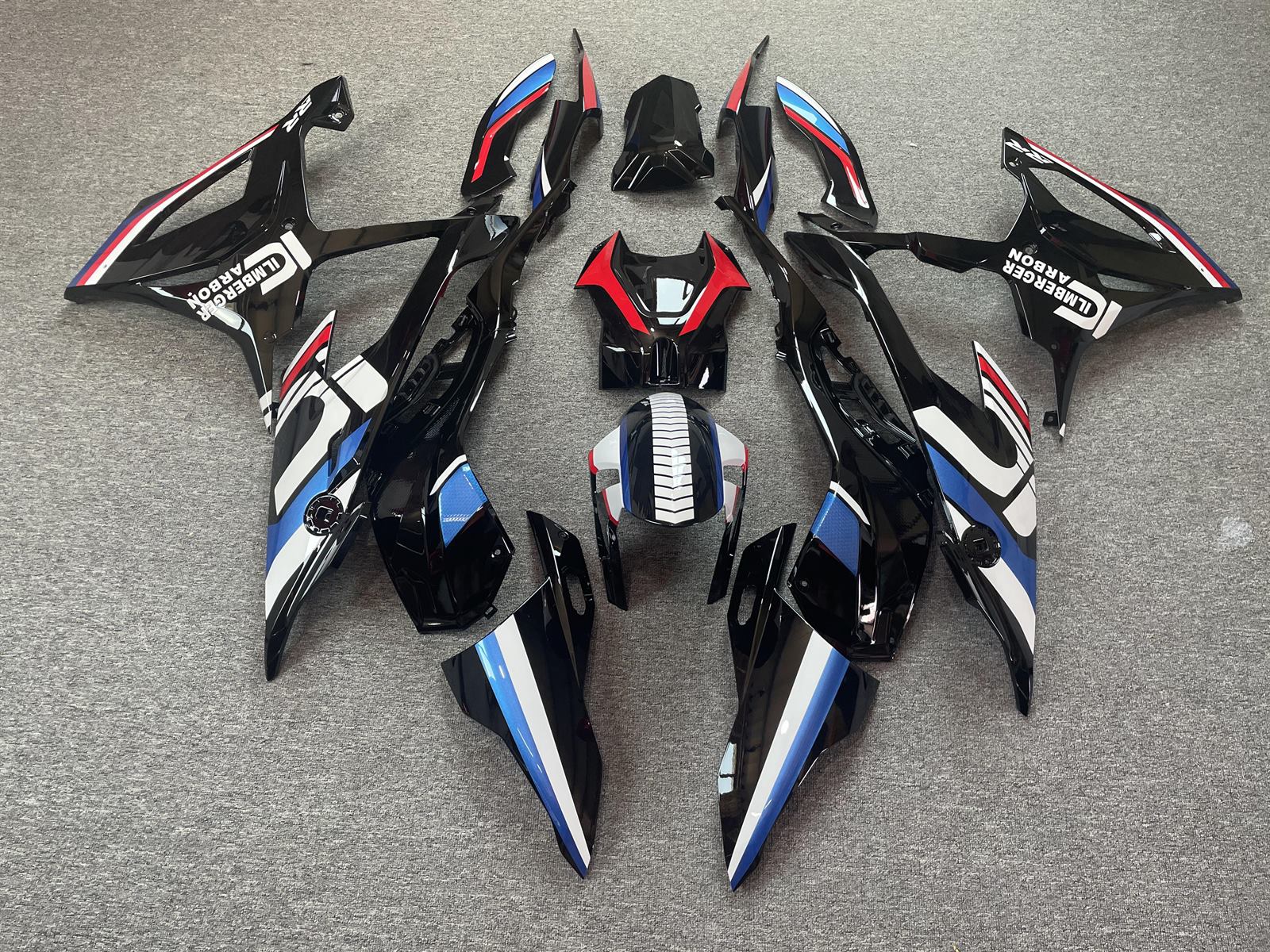 BMW S1000RR 19-21 Fairing Kit - Motorsport Blue White & Red