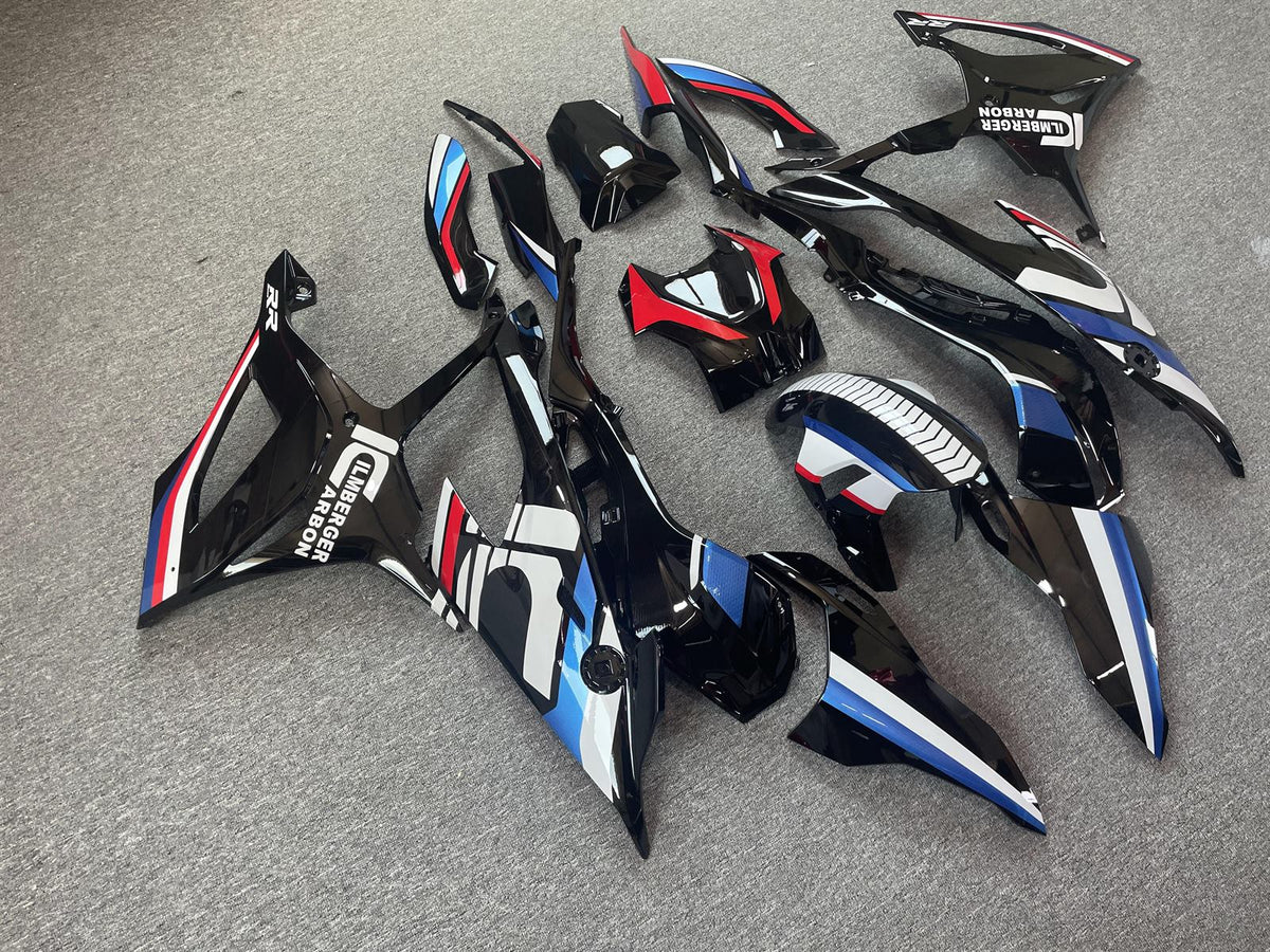 BMW S1000RR 19-21 Fairing Kit - Motorsport Blue White & Red