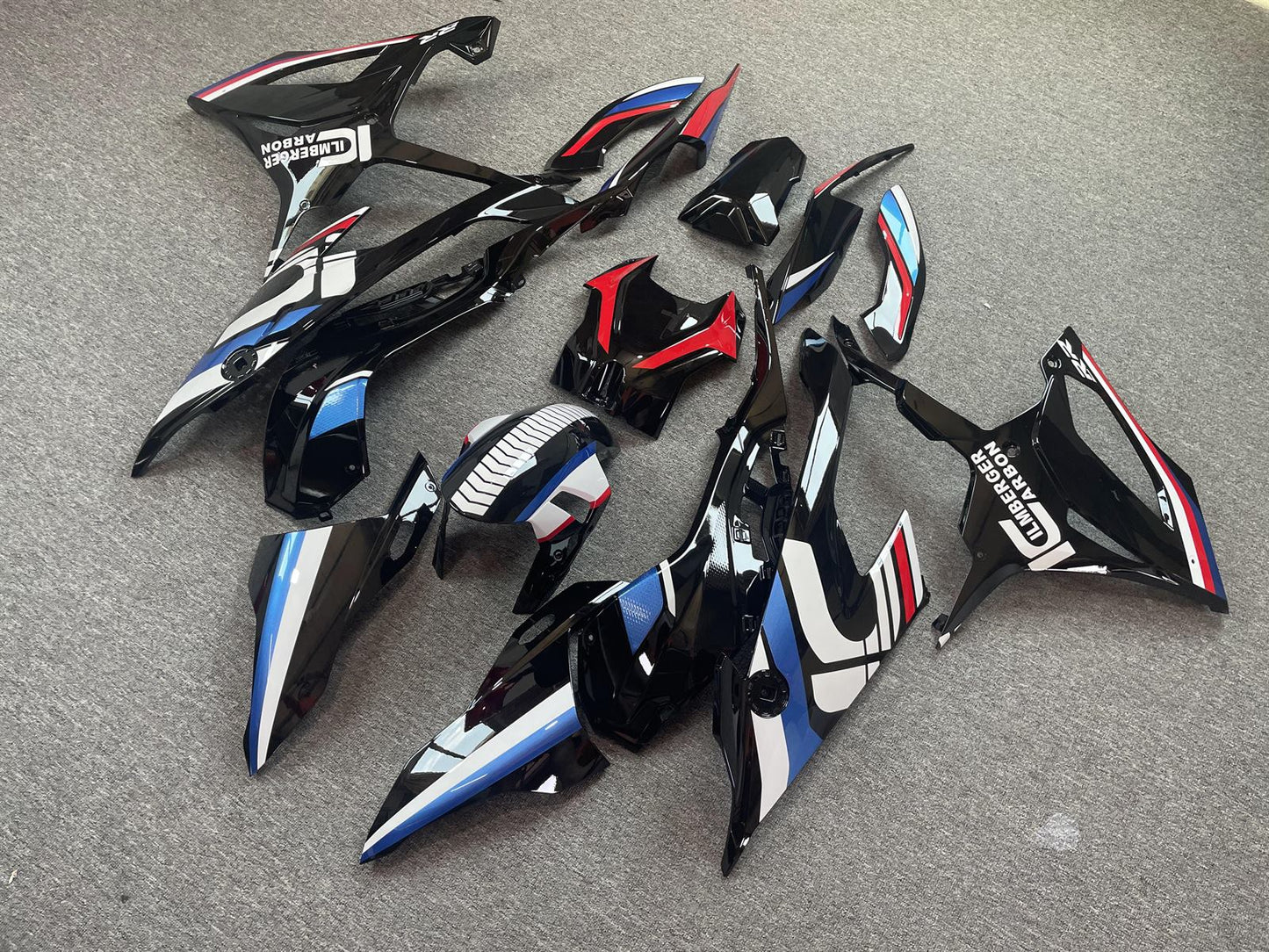 BMW S1000RR 19-21 Fairing Kit - Motorsport Blue White & Red