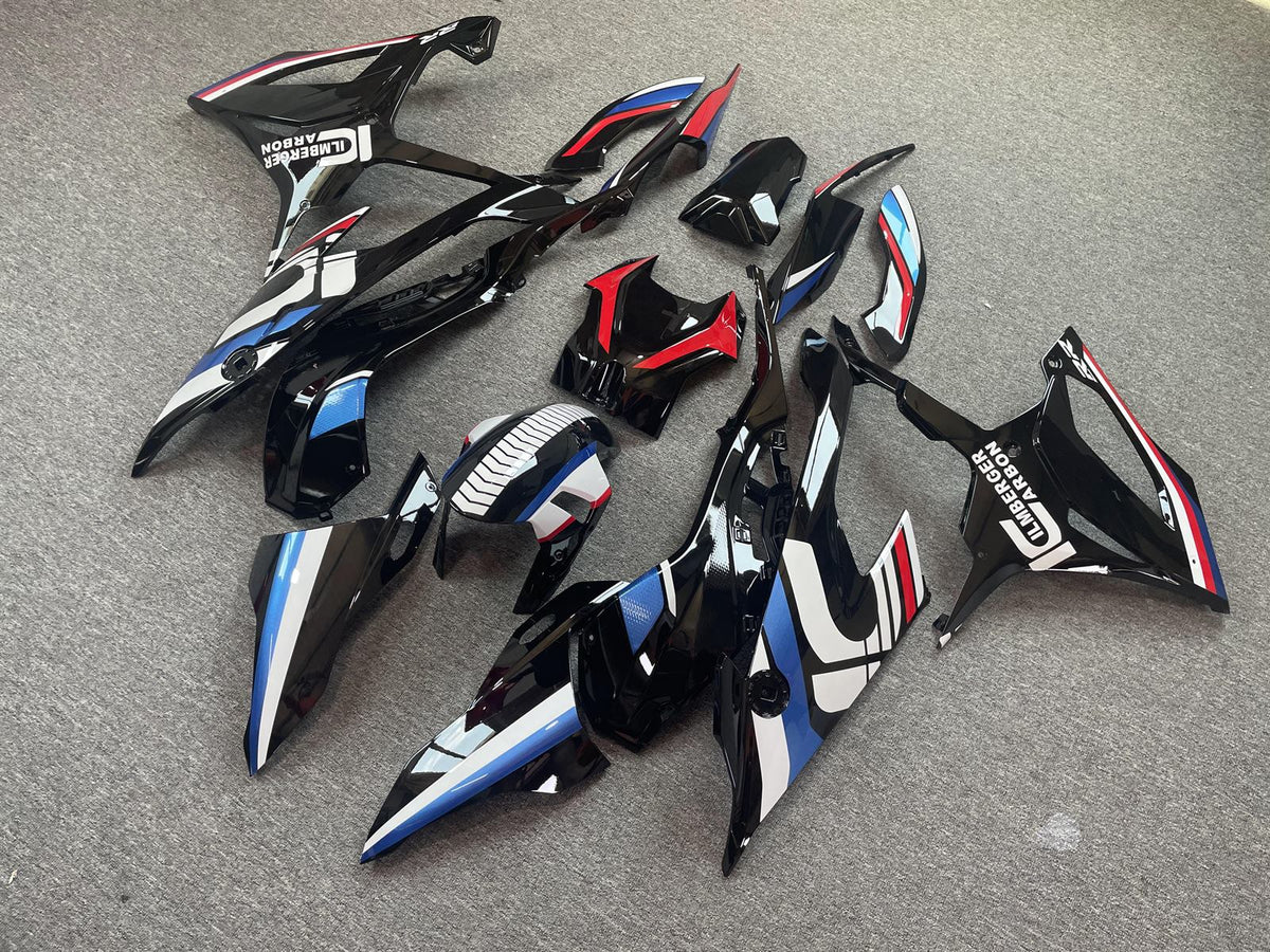 BMW S1000RR 19-21 Fairing Kit - Motorsport Blue White & Red