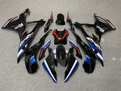 BMW S1000RR 19-21 Fairing Kit - Black Blue & Red