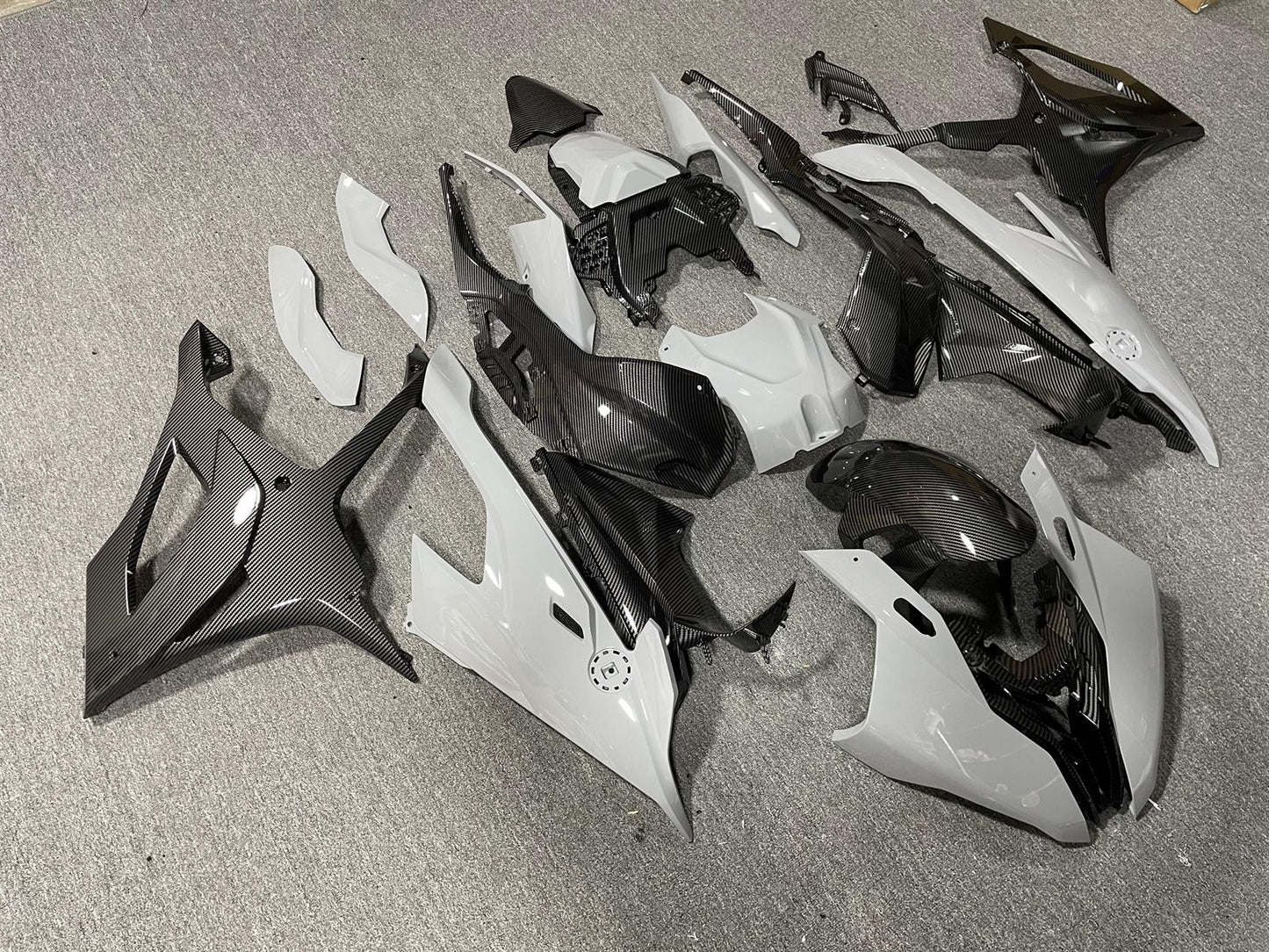 BMW S1000RR 19-21 Fairing Kit - White & Black